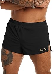 Ouber Men's Running Shorts with Liner 2'' Workout