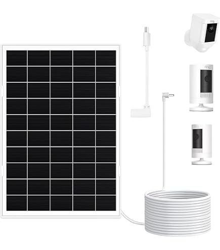 Amazon.com : 2 Pack 8W Solar Panel for Ring Camera Outdoor