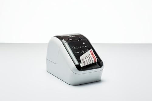 Brother QL-810Wc | Wireless Label Printer | Direct Thermal | Prints Up to 110 Labels per Minute