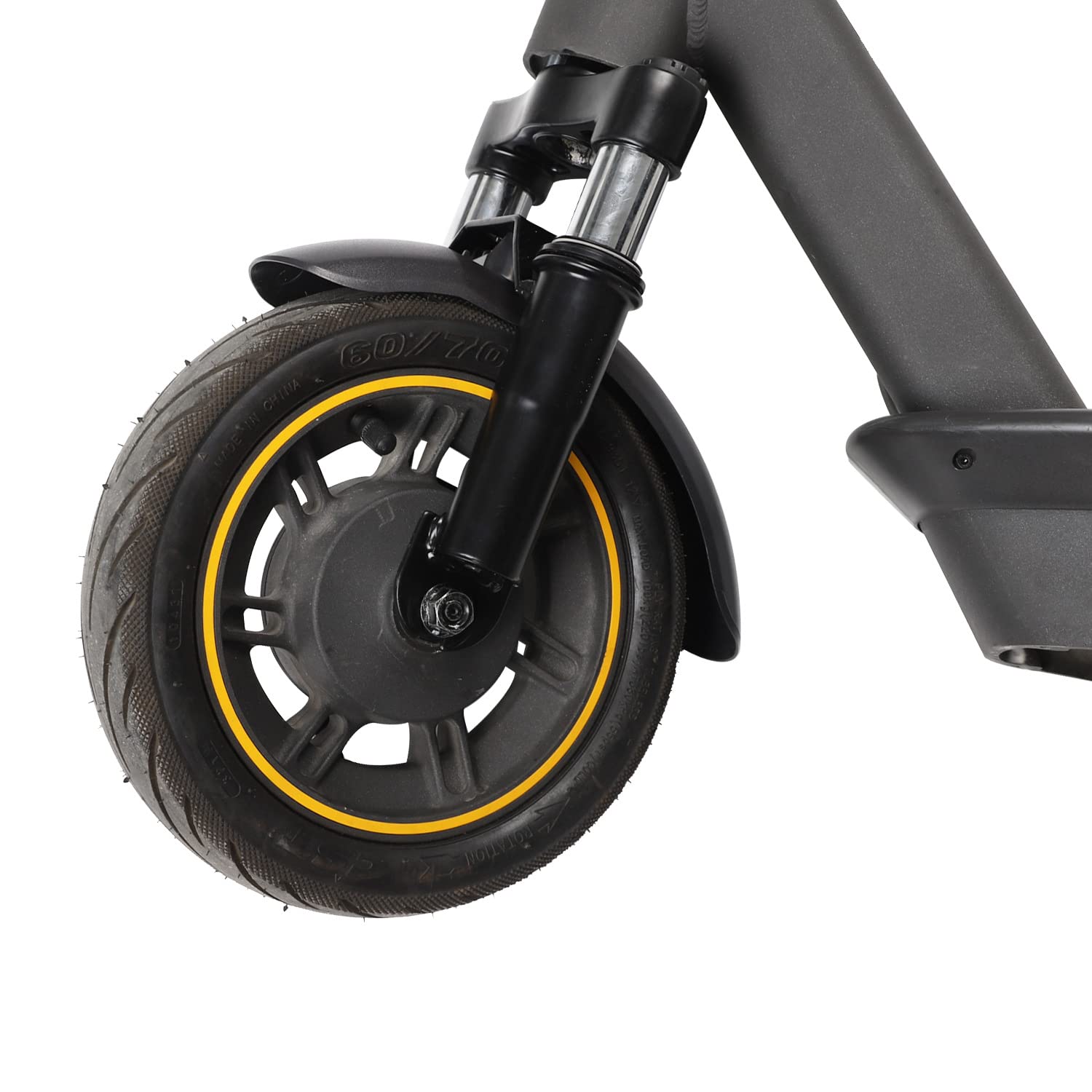 MIMIRACLE Electric Scooter Front Suspension Kit Spring Fork Compatible with Max G30 G30LP Segway Ninebot Electric Scooter Shock Absorption Parts Anti-Vibration Accessories with Foot Stand