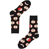Real Sic Fun Socks for Men and Women - Cozy Cotton Dress Socks with Colorful Designs - Cool, Casual, Funky Farm Patterned
