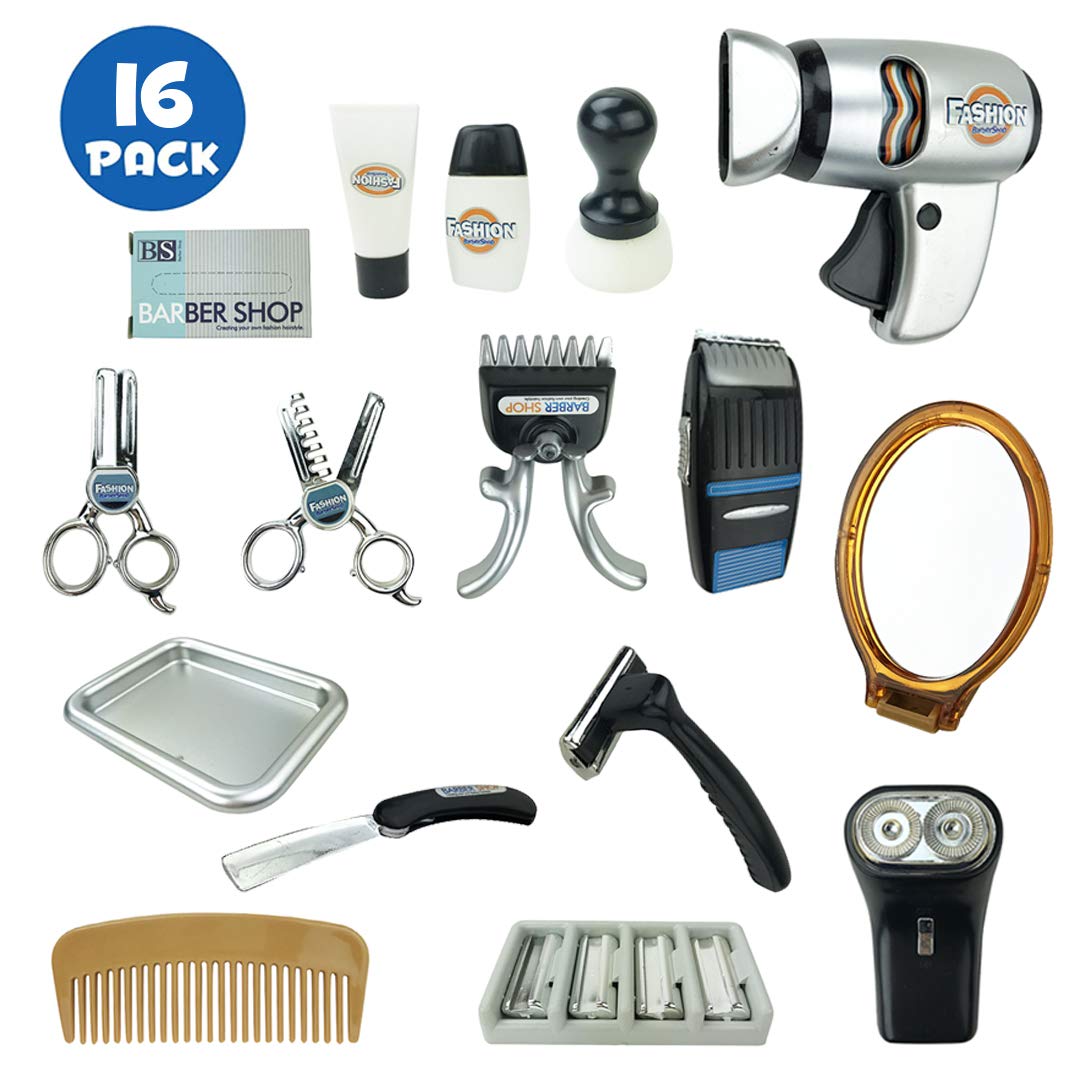 Buy Liberty Imports Fashion Barber Pretend Play Tool Kit Stylist