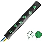 FINGER TEN Stylish Golf Alignment Stick Cover | PU Leather Protection for Sticks, Holds 2-3 Rods for Training Use, Lightweight Golf Bag Storage, Multiple Pattern Options