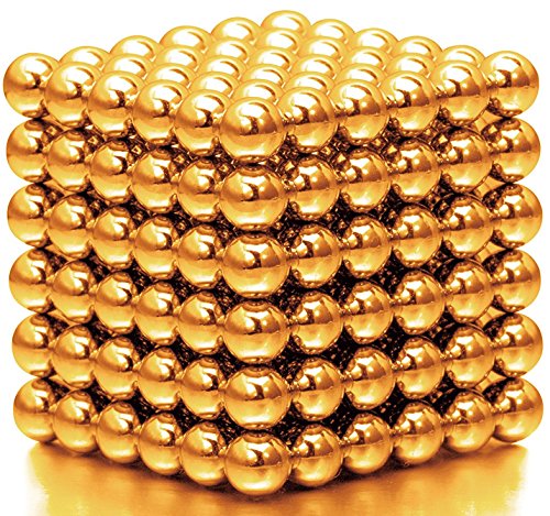 Gold 5ММ 216pСs magnetic building block magnet sculp…