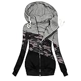 F_Gotal Women's Turtleneck Hooded Fashion Solid