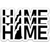 (3PCS) New Hampshire Sticker – New Hampshire Home Map Waterproof Vinyl US State Decal for Water Bottles, Laptops, Scrapbooking, Travel Gift, Local Pride, 3 x 1 inch