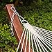 Lazy Daze Hammocks Double Quilted Fabric Hammock with Carrying Bag, Spreader Bars and Detachable Pillow, 2 Person Hammock for Patio Outdoor Backyard Poolside, 450 LBS Weight Capacity