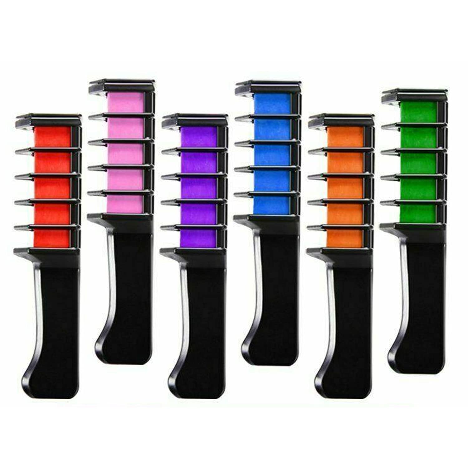 Hair Chalk GLAMZA Hair Chalk for Kids x6 Vibrant Hair Chalks for Girls Women & Children