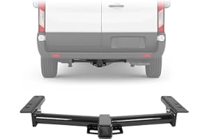 Gelacie Class 3 Rear Trailer Hitch, 2 Inch Receiver Compatible with 2015-2025 Ford Transit-150 Transit-250 Transit-350 E-Tran