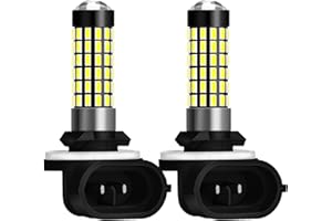 NATGIC 900Lm Xenon White 894 881 886 889 896 898 LED Bulbs With Lens Projector For Fog Light DRL Automotive Driving Lamp Daytime Running Light 3014SMD 78-EX Chipsets, 6500K,12-24V 4W