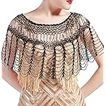 BABEYOND 1920s Shawl Wraps Gatsby Beaded Evening Cape Bridal Shawl Bolero Flapper Cover Up BABEYOND 1920s Shawl Wraps Gatsby Beaded Evening Cape Bridal Shawl Bolero Flapper Cover Up