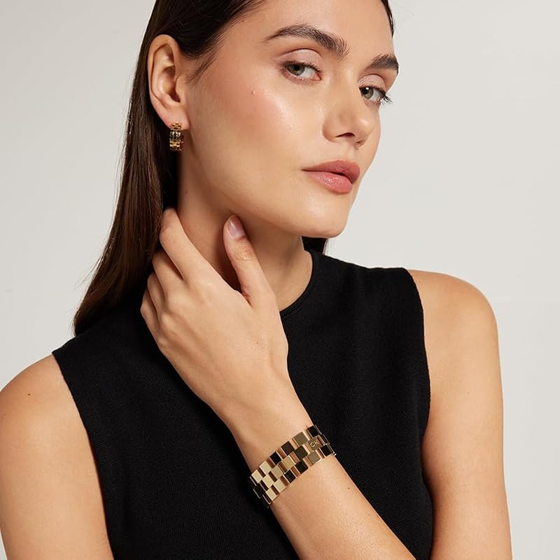 Orecchini a Cerchio da Donna Collezione GEOMETRIC in Oro Giallo - 35000250