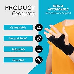 BraceAbility Ulnar Gutter Splint - Hand Support