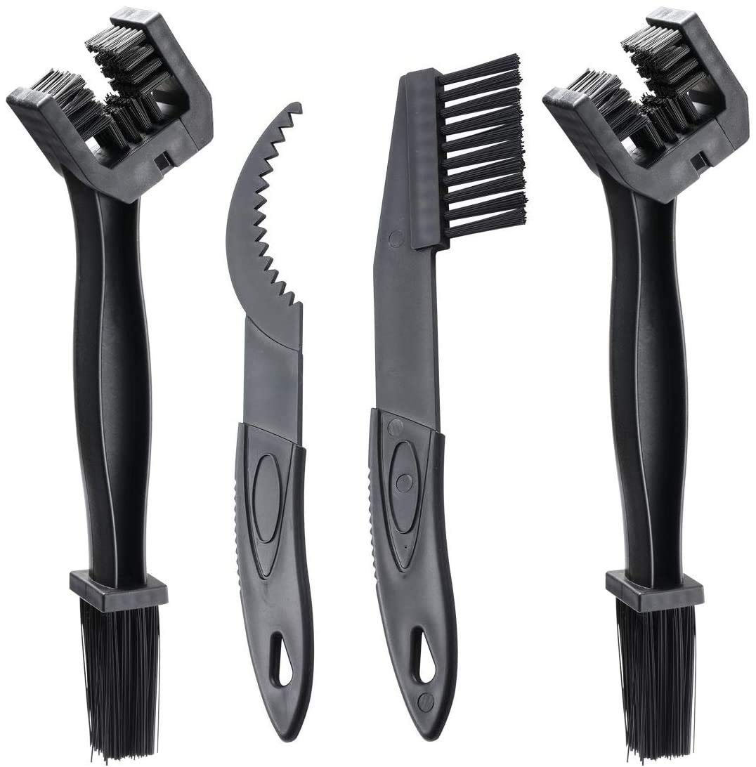 Dymoece Motorcycle & Bicycle Chain Crankset Brush Bicycle Chain Cleaner Tool for Motorcycle MTB Mountain Road Bike