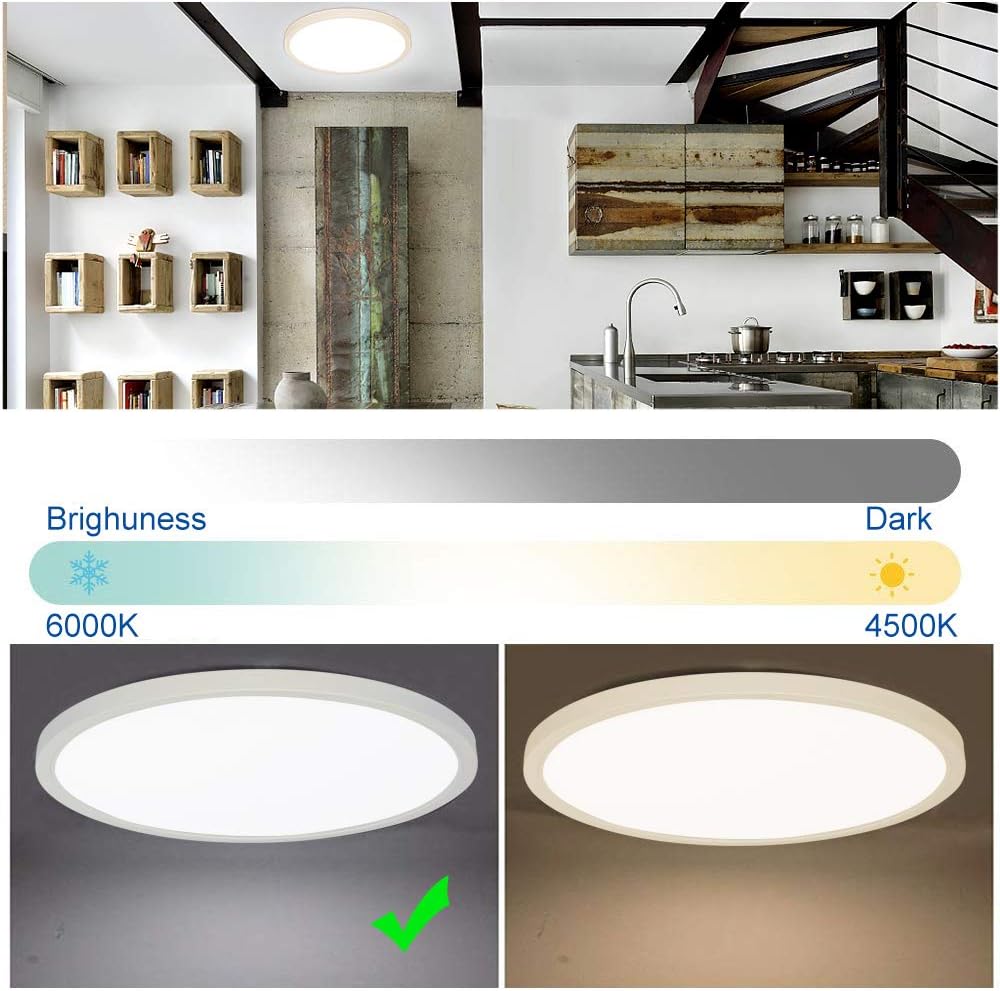 Beleuchtung 20W LED Deckenlampe Energieklasse A++ bapro Deckenleuchte