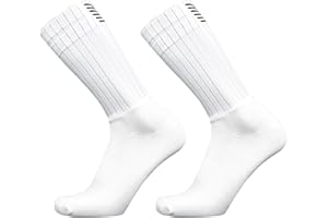 CYAEDYSOK Aero Socks Cycling Men Women Non-Slip Silicone Aerodynamic Cycling Aero Socks one size 6-12