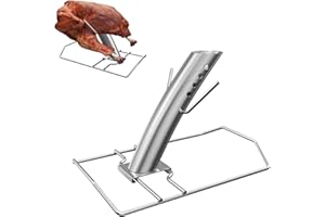 BMMXBI Universal Infusion Turkey Roaster Can, Replacement for Charcoal Companion CC6302 Parts, Stainless Steel Infusion Turkey Chicken Beer Cannon for Weber, Big Green Egg Accessories