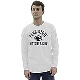 NCAA Penn State Nittany Lions Mens Long Sleeve T Shirt Line Up Secondary Color, Penn State Nittany Lions White, X-Large