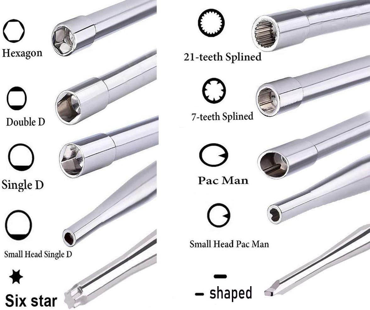 10 Pcs Carburetor Adjustment Tool Screwdriver Kit for Common 2 Cycle Carburator Adjusting Small Engine Carb Tune up Adjusting Tool  - - 