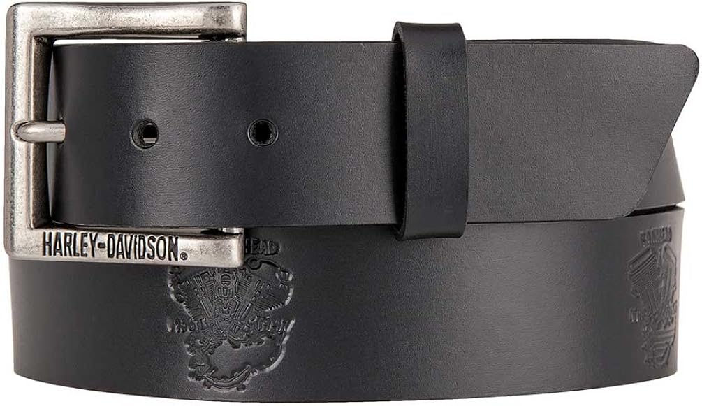 harley davidson mens leather belts
