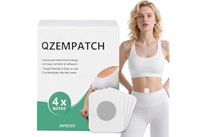 Rejuvacare Qzem Body Patch, Easy Daily Application, Comfortable & Discreet, For Men & Women, 1 Month Supply, Gentle & Effective(30Pcs)