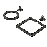 ZRDR Fish Feeding Ring, 2 Pack Black Aquarium