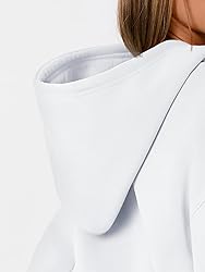WYNNQUE White Hoodies for Women Oversized