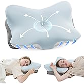 SUBCULTUREPICK Cervical Pillow for Neck and Shoulder,Contour Memory Foam Pillows,Ergonomic Neck Support Pillow for Pain Relief, Side Back Stomach Sleepers with Pillowcase