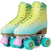 Impala Rollerskates Unisex, Impala Quad Skate (Big Kid/Adult) Lime Spritzer, 8