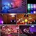 DLPIN 2 Pack 10w RGBW Color Changing Light Bulbs Led Dimmable Lamp with Remote Control e26