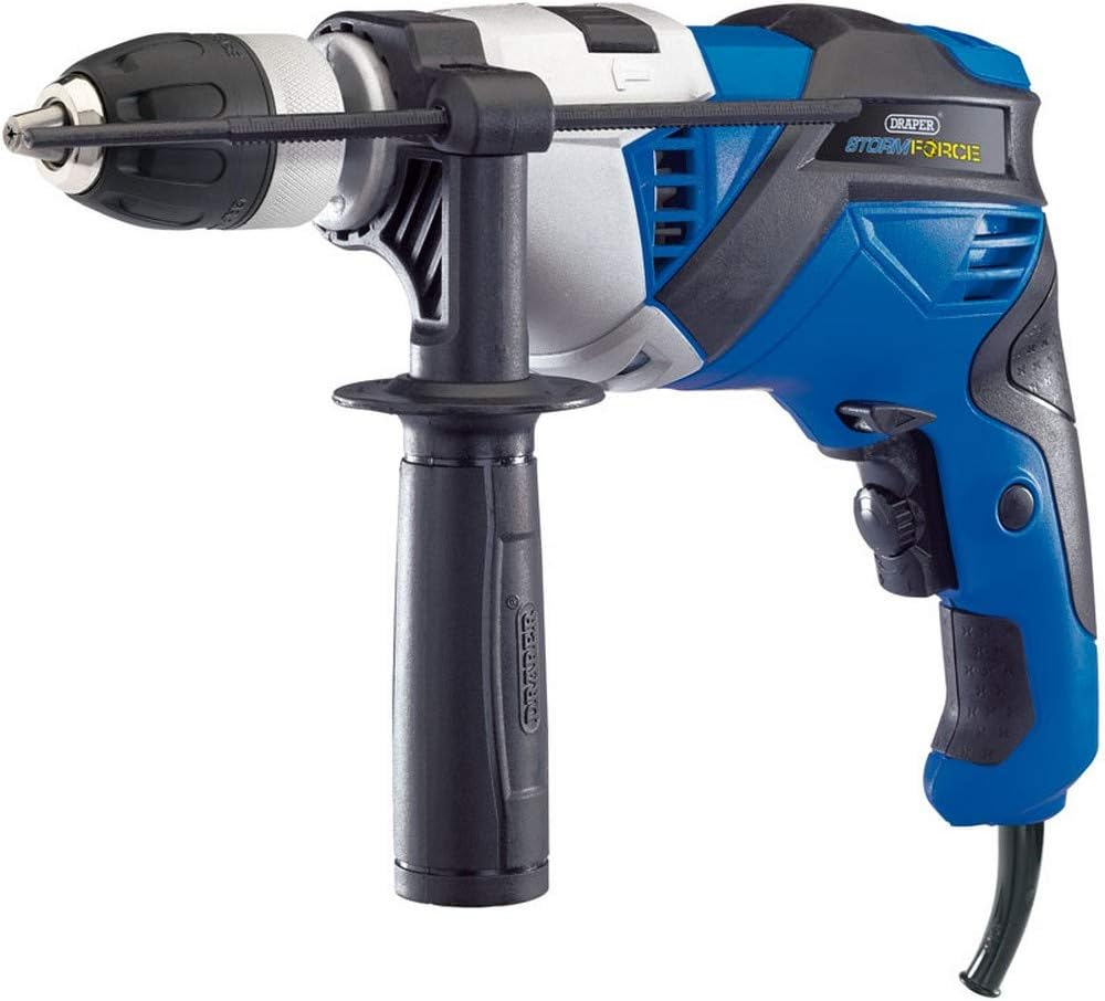 Draper 83585 Storm Force Hammer Drill, 810W, Blue