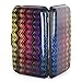 VICHLINE Aluminum RFID Blocking Slim Metal Wallet Credit Card Holder for Men Women (Multicolor wave)