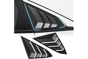 Alicatong Rear Side Window Louvers for 10th Gen Civic Sedan Compatible with Honda Civic 2016-2021 Exterior Accessories Air Ve