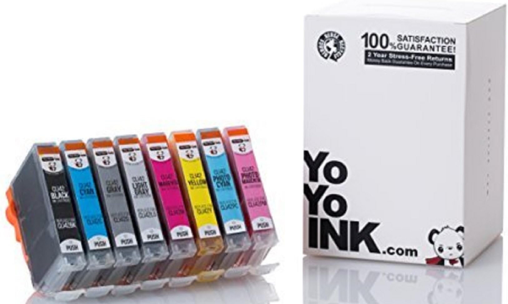 YoYoInk Remanufactured Ink Cartridge Replacement for Canon CLI-42 Pixma Pro-100 (8 Pack) for Premium Commercial Printing