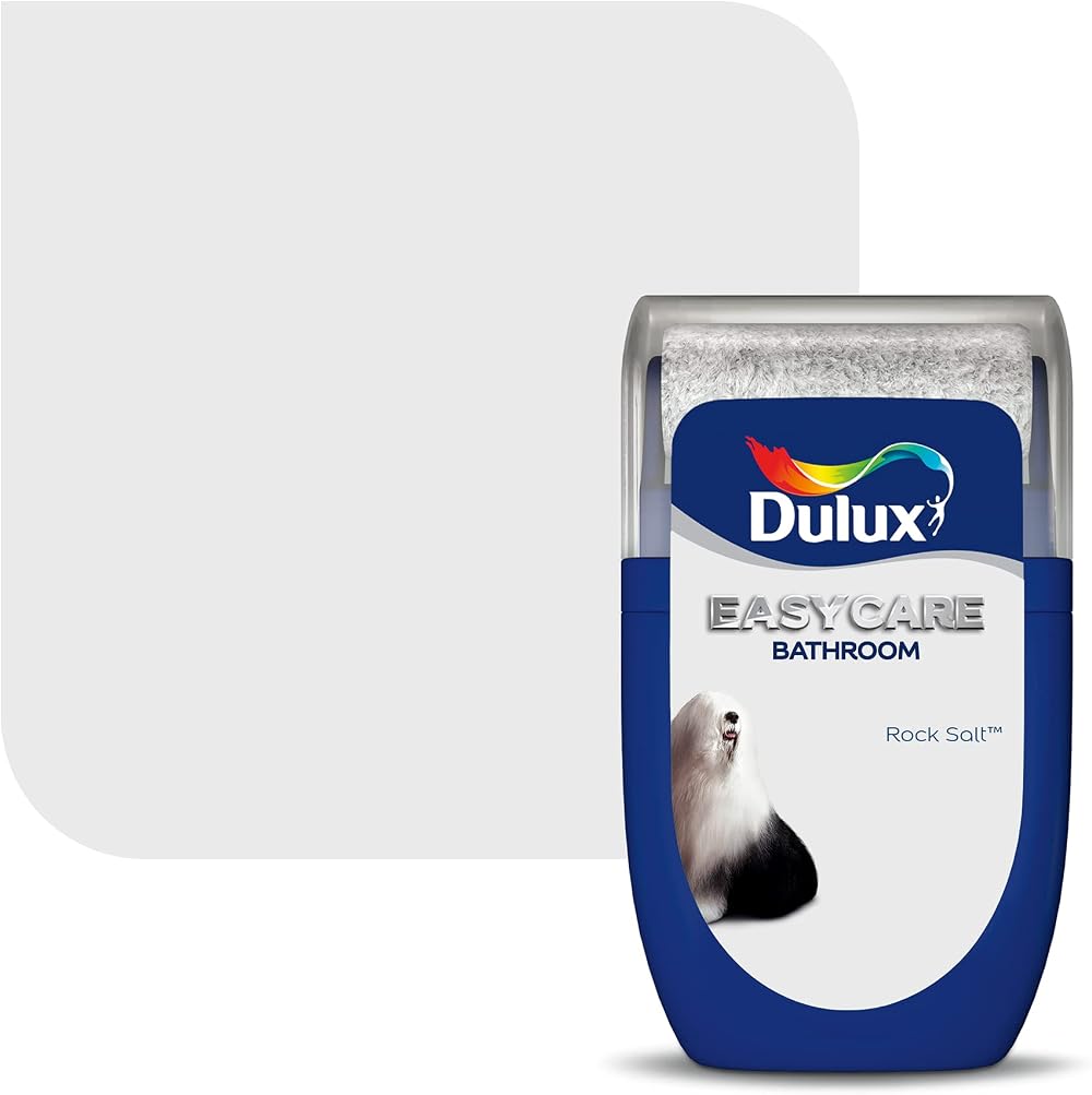 Dulux EasyCare Bathroom Tester Paint Rock Salt 30 ml Moisture Mould Resistant