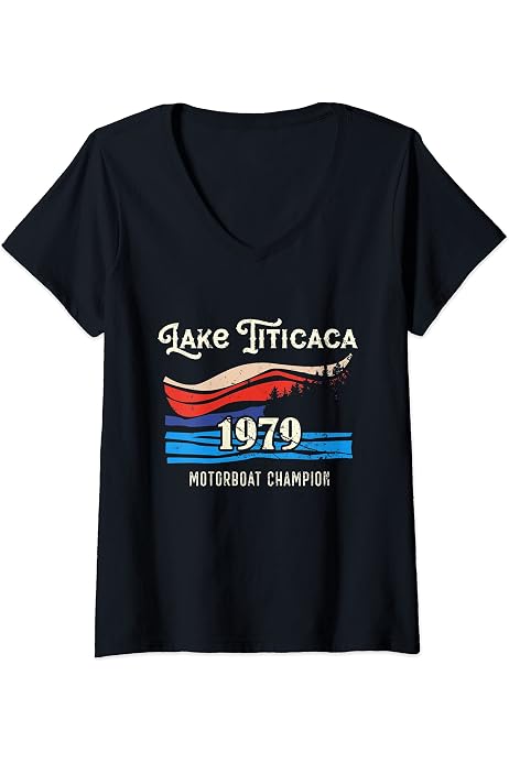 lake titicaca motorboat champion t shirt