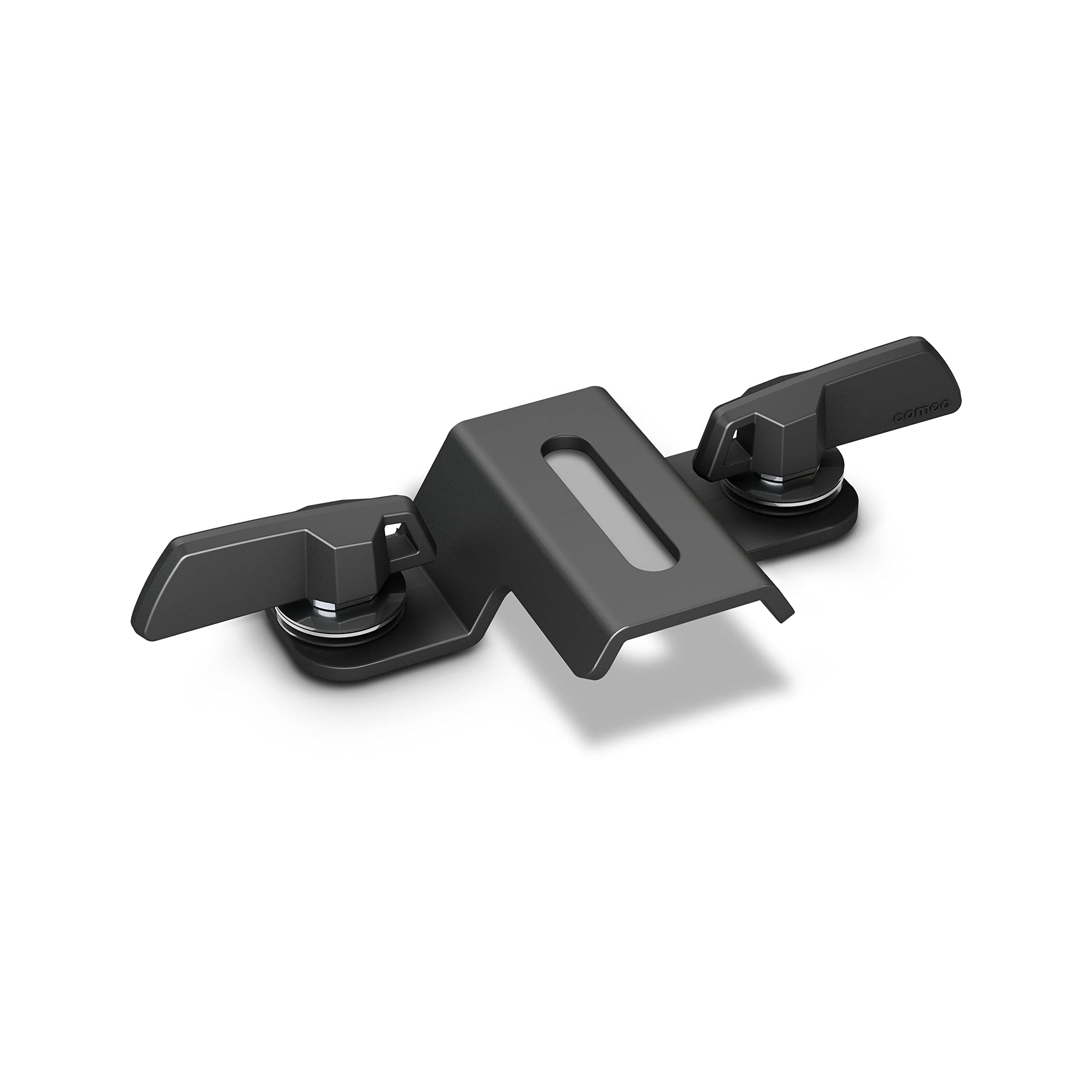 Cameo Omega Bracket 4 Omega Holder with Anchor Slot, 198.5 x 46.5 x 80 mm, Black