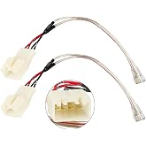 NuIth Replacement 72-5602 Wiring Harness, Car Door Speaker Wire Harness Connector for Select 2011-2025 Ford F150/Explorer/Escape Mazda 2 3 6 CX-3 CX-5 Install Aftermarket Speaker Wire Adapter, 2 PCS