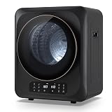 Auertech 12lbs Portable Dryer for Apartment Laundry, Portable Clothes Dryer with 6 Drying Modes, LED Control Panel, Stainless Tub, Mini Compact Dryer for Apartment, RVs, Dorms