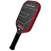 Paddletek Bantam TKO-CX 14.3mm Pickleball Paddles with Polymer Honeycomb Core - Unidirectional Carbon Fiber – Torsional Weighting & High Tack Performance Grip - USAPA Approved - 5.75 Inch Handle