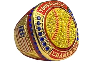 Legacy Rings 1 or 12 Pack Softball Baseball Championship Trophy Ring Tournament Champions