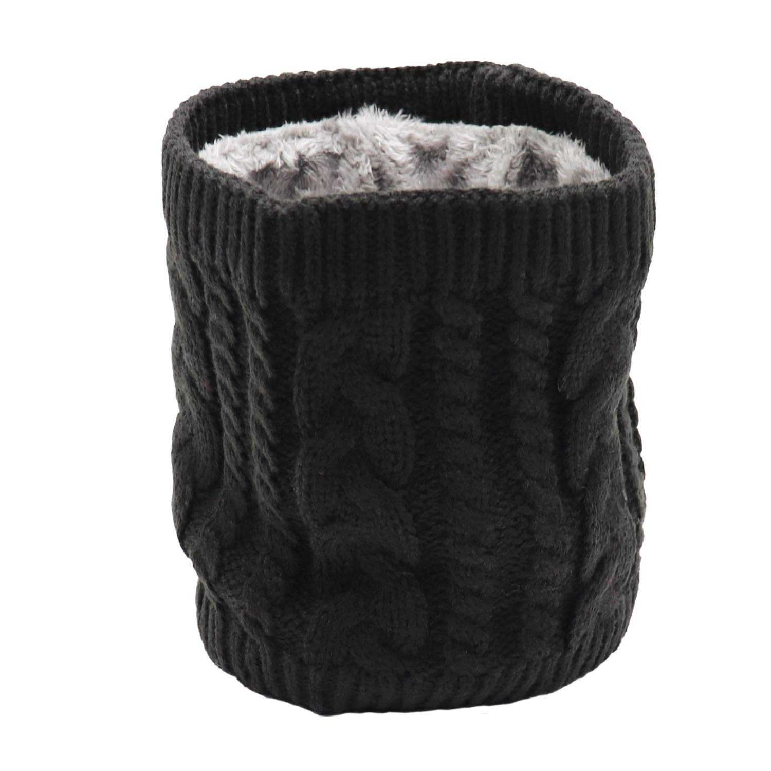 Winter Cable Knitted Neck Warmer Neck Scarf Fleece Lined Scarf Face Mask for Women Men Winter Cable Knitted Neck Warmer Neck Scarf Fleece Lined Scarf Face Mask for Women Men