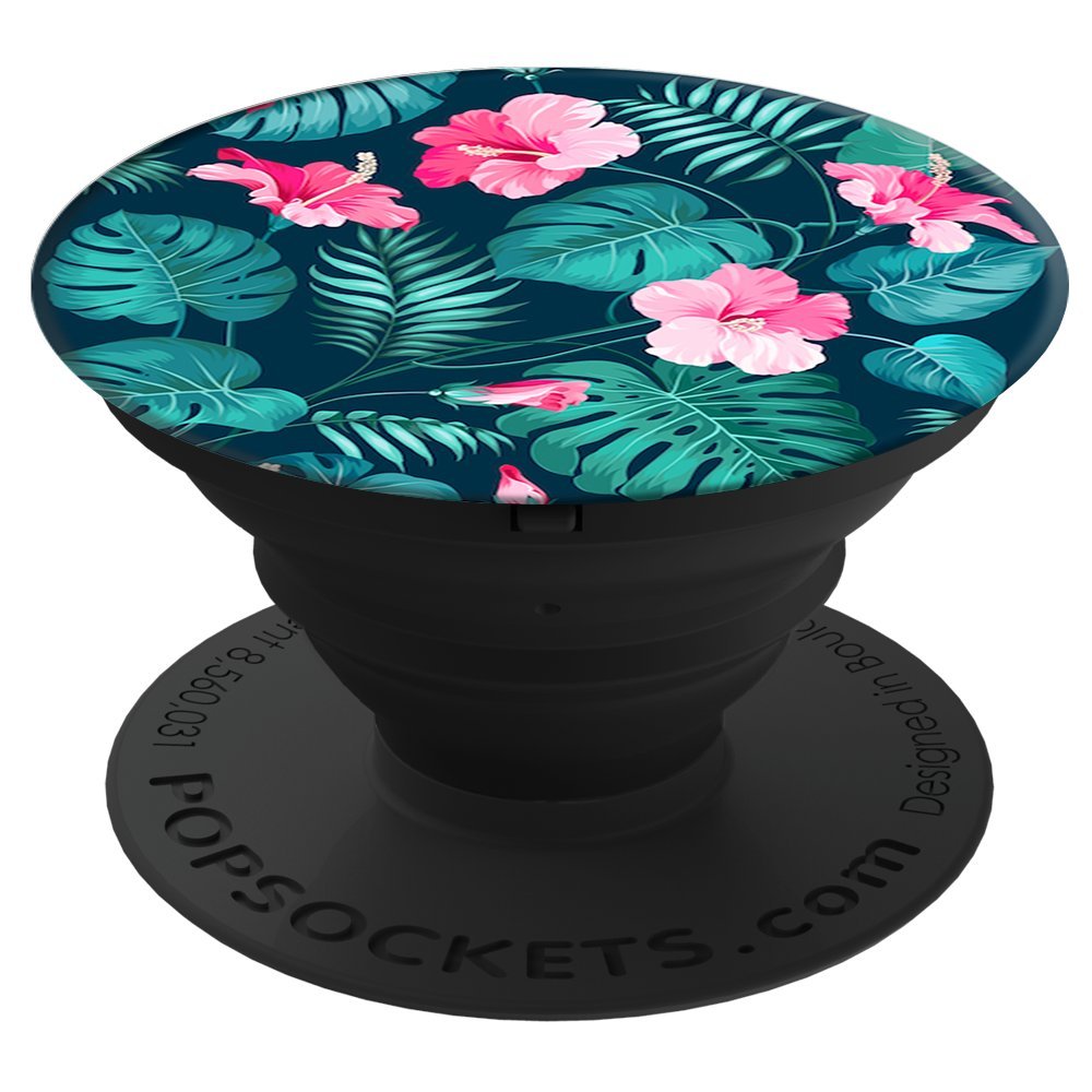 PopSockets: Collapsible Grip &amp; Stand for Phones and Tablets - Hibiscus