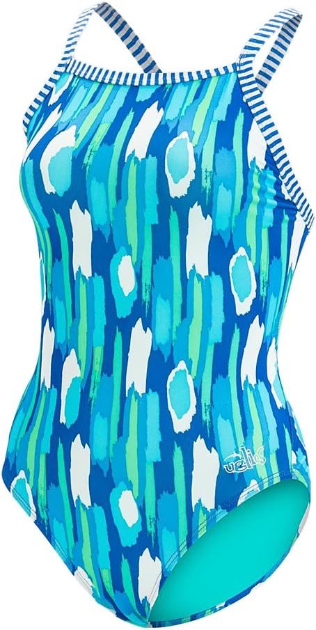 Dolfin Girls Uglies V-2 Back Swimsuit (On Your Mark, 24)
