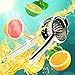Lemon Squeezer Bundle Superior Quality Manual Citrus Orange Juicer W/Free Ceramic Knife. 304 Grade Stainless Steel In Premium Gift Box (1 Unit)