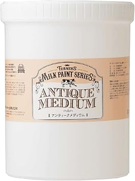 Amazon ターナー色彩 ミルクペイント アンティークメディウム 1 2l 塗料缶 ペンキ