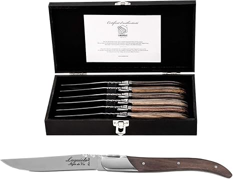 Laguiole Style de Vie Steakmesser Luxury Line, 6-teilig, Gemischtes