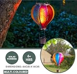 Garden Mile Solar Balloon Flame Effect Hanging Lantern Rainbow view 7