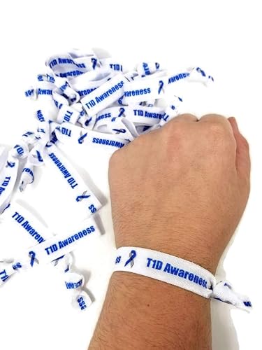 Amazon Com 10 T1d Awareness Wrist Bands Bracelets Hair Ties