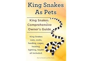 King Snakes as Pets. King Snakes Comprehensive Owner's Guide. Kingsnakes Care, Costs, Feeding, Cages, Heating, Lighting, Health All Included.